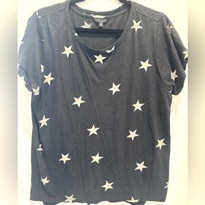 Lucky brand, extra soft T-shirt, black and white.